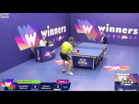 WINners CUP table 2  03.09 Kolomiets Vladimir -  Ziakun Aleksandr  13:00