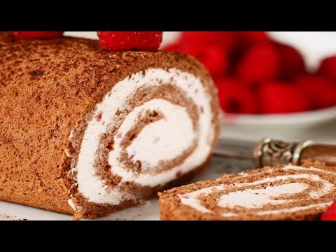 Chocolate Sponge Cake Recipe Demonstration - Joyofbaking.com