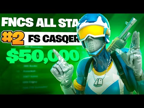 2ND PLACE SOLO FNCS ALL-STAR GRAND FINALS ($50,000) 🏆 | Casqer