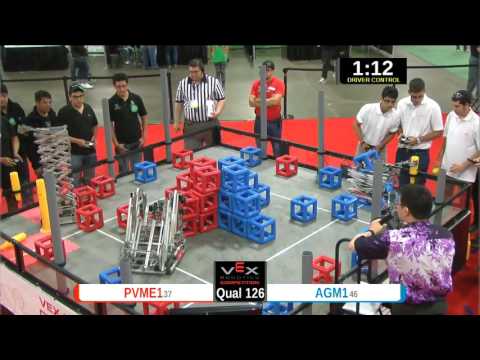 2015 VEXU Q126 - PVME1 vs AGM1 - 40 to 14-Division Div-VEX U-VEX Worlds 2015