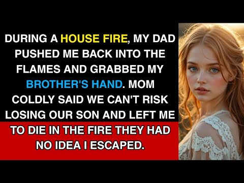 During A House Fire, My Dad Pushed Me Back Into The Flames And Grabbed My Brother's Hand Mom Smiled