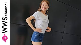 フルート奏者・中西美月さん、ショーパン＆白Tシャツで美ボディ披露！＜ベストオブミス神奈川2024＞