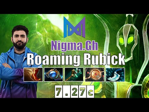 Rubick | Nigma.Gh | Roaming/Soft Support Rubick | 7.27c Gameplay Highlights