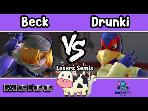Lechita Saga - Drunki (Falco, Fox) Vs. Beck (Sheik) - Losers Semis - SSBM