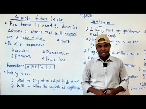 Simple future tense: (Barashada English ka) CASHARKA 5aad