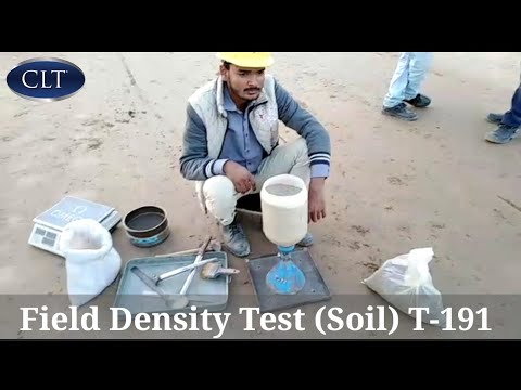 Field Density Test, FDT (Soil) AASHTO T-191 | Adnan Khan | Urdu Hindi.