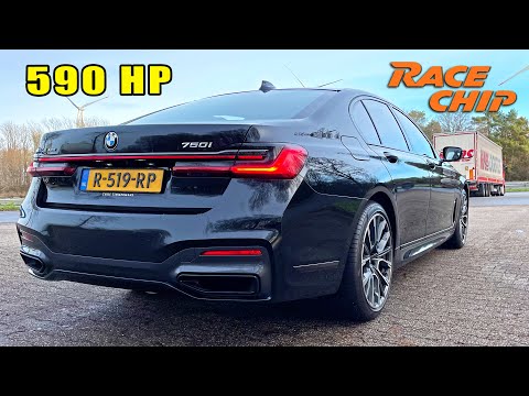 BMW 7 Series 750i G11 | RACECHIP | STOCK vs TUNED | REVIEW on AUTOBAHN