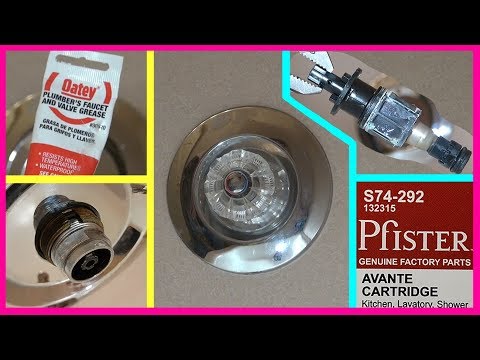 How to replace PRICE PFISTER Shower Faucet Cartridge.
