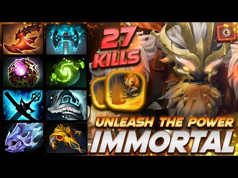 Earthshaker UNLEASH THE POWER 27 KILLS Immortal Rank - Dota 2 Pro Gameplay [Watch & Learn]