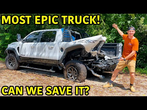 Thumbnail for Rebuilding A Wrecked 2021 Ram TRX!!!