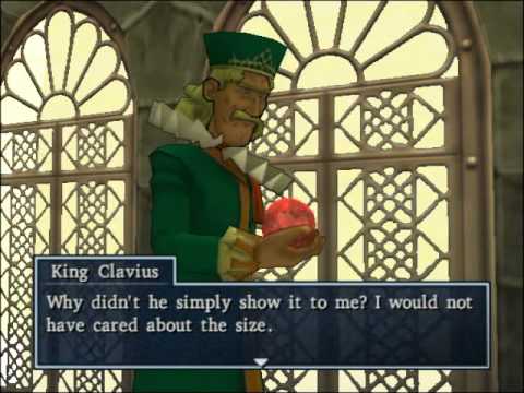 92 Dragon Quest 8 Cut-scene - King Clavius Gives You The Magic Mirror