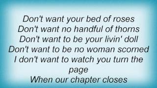 Faith Hill - Bed Of Roses Lyrics