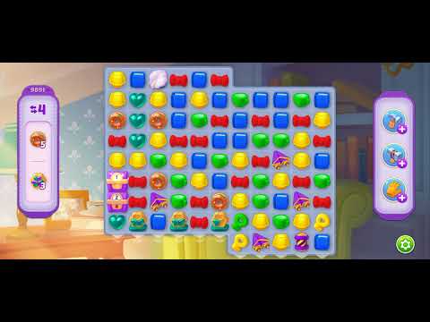 Homescapes level 9891 Hard level (+5moves)