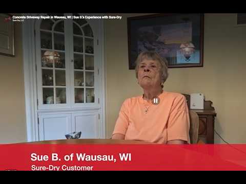 Concrete Driveway Lifting & Repair Customer Testimonial | Sue B. of Wausau, WI