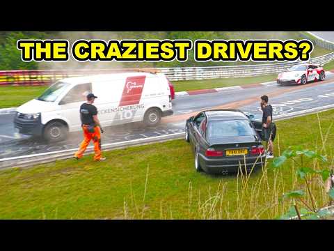 BRITISH Drivers vs the NÜRBURGRING... Who Thought This Was a Good Idea? 😂😂 FAILS & Crazy Drivers