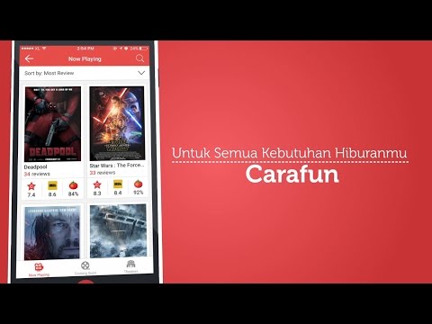 Carafun: Jadwal Bioskop, Event Video