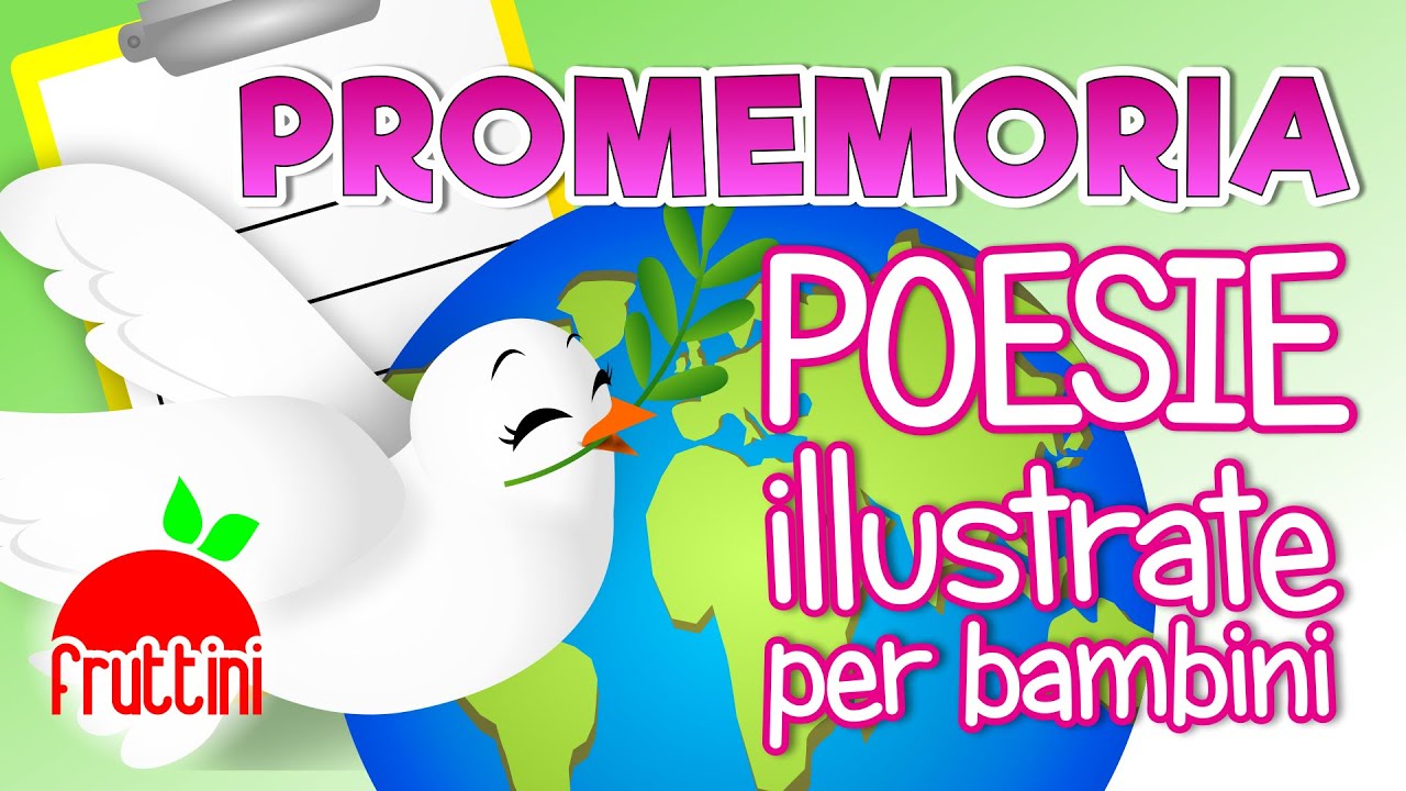 Poesia sulla pace | Gianni Rodari - Promemoria | Poesie illustrate by Fruttini