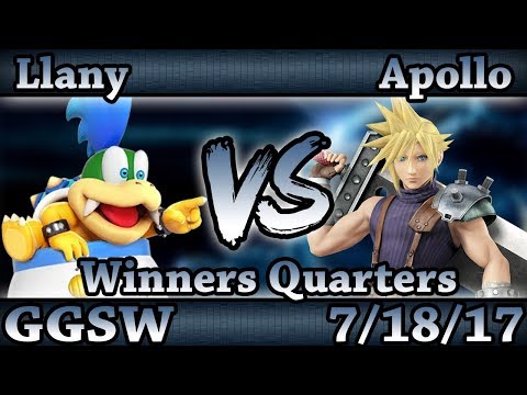 GGSW 31 - Llany (Larry) Vs. Apollo (Cloud) Smash Wii U Winners Quarters - Smash 4