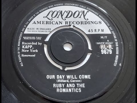 Ruby And The Romantics 'Our Day Will Come' 1963 45 rpm