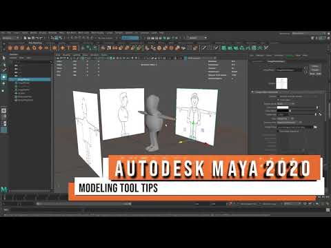 Autodesk Maya 2020 - Modeling Tool Tips