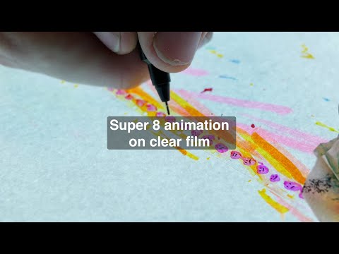 Animating on clear Super 8 film