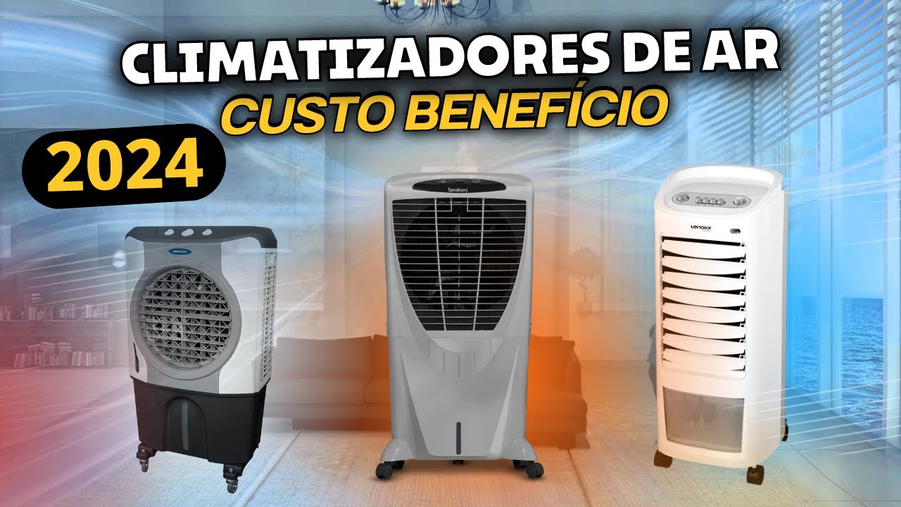 Qual MELHOR CLIMATIZADOR DE AR em 2024? | Os 3 Melhores Climatizadores de Ar de 2024.