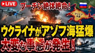 【衝撃】ウクライナ軍、アゾフ海で一斉攻撃を開始し「とんでもない事態」になる...