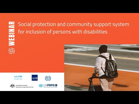 Social protection and community support system for inclusion of persons with disabilities