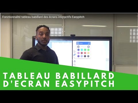 FonctionnalitÃ© tableau babillard des Ã©crans interactifs Easypitch