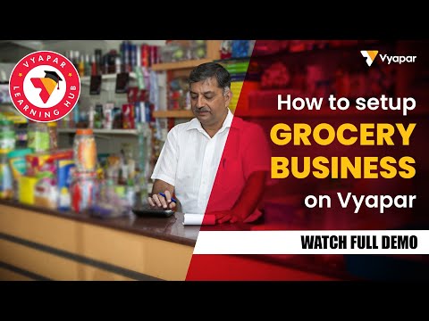 Vyapar Grocery Billing Software Demo