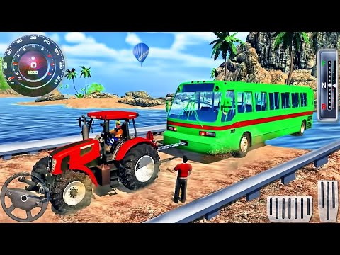 Chained Tractor Towing Rescue Offroad Driver Simulator - Android GamePlay
