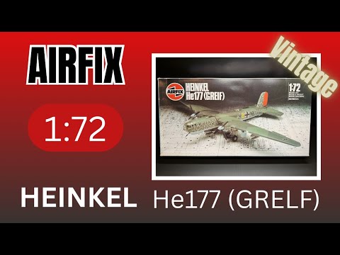 ￼Vintage Airfix Heinkel He 177 Greif (1:72) Unboxing 