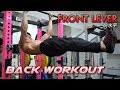 Back Workout|背肌訓練|前水平 Front Lever|Chris 頗行健體