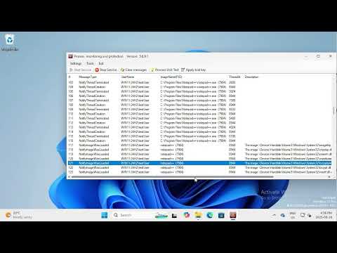 Process Filter Driver SDK Demo