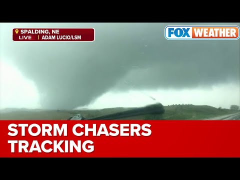 Tornado On The Ground In Nebraska | Severe Storms Target Plains