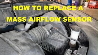HOW TO REPLACE A MASS AIR FLOW SENSOR!