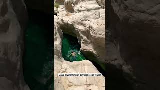 Cave Swimming In Oman 🇴🇲 #trendingshorts #shorts #ytshorts #viralshorts #trending #shortsvideo
