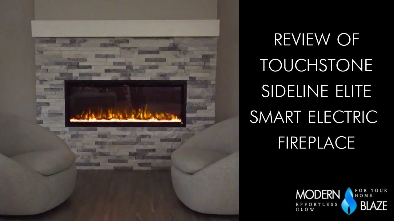 Touchstone Sideline Elite Smart Electric Fireplace — Modern Blaze