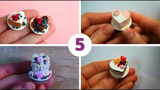 Como fazer BOLO fcil para bonecas BARBIE Vdeo Tutorial de miniaturas e comidinhas para Barbie Diy