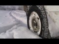 Проходимость ВАЗ 2109 в глубоком снегу 