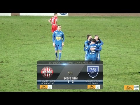 Foot - FC Montceau-les-Mines - FCVB  16 01 2016