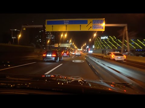 Driving in Austria 🇦🇹 through Wien (Vienna) from Rastplatz Kesselhof to Rastplatz Potzneusidl