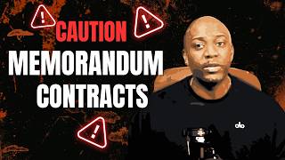 Memorandum of Contract Might Cost You BIG
