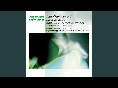 Canon and Gigue in D Major, P. 37: Canon