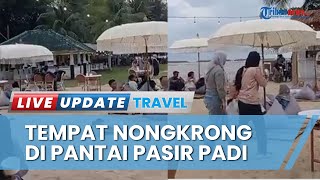 Nongkrong dengan Vibe Liburan di Plesir Beach Bar Pangkalpinang, Tempat Duduk Menghadap ke Pantai