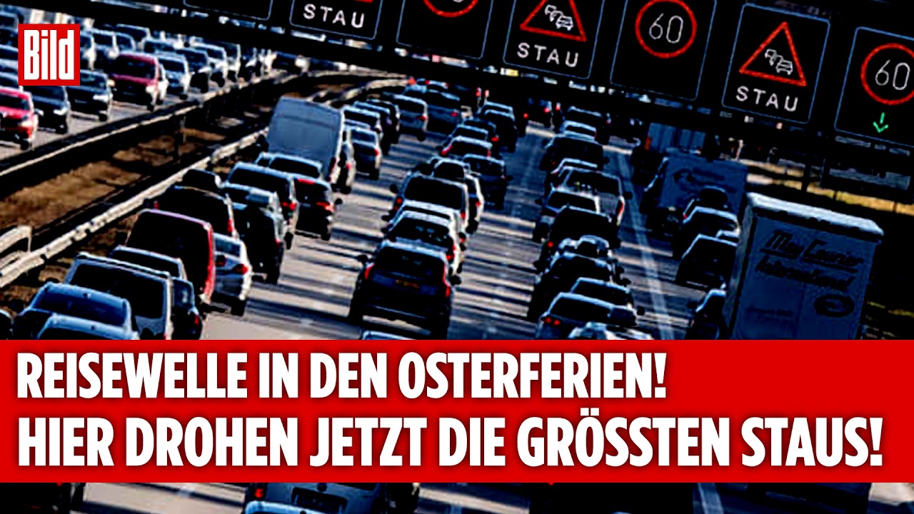 DEUTSCHLAND: ADAC warnt vor Reisewelle! Hier drohen jetzt die größten Staus zu Ostern!