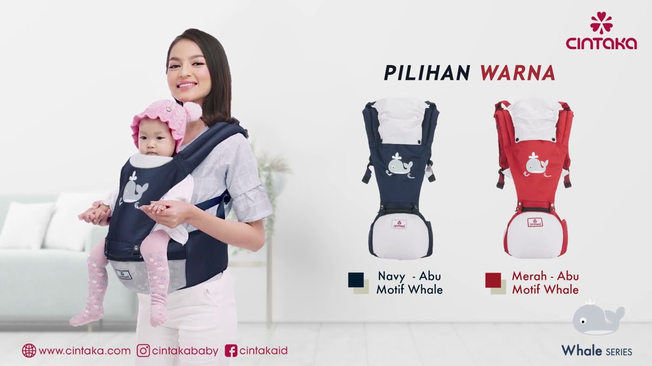 Gendongan Hipseat Whale Series