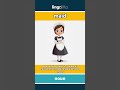 maid (noun) - definition and usage in English