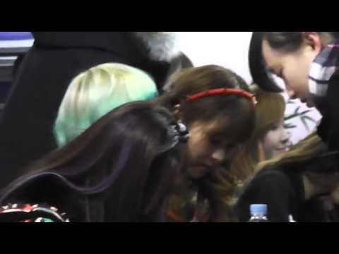 130125 SNSD fansign meeting Yuri Seohyun 少女時代 サイン会 ユリ ソヒョン Part6