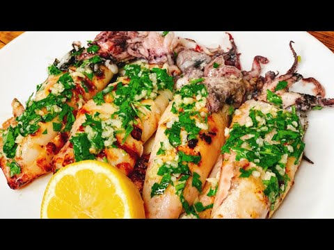 CALAMARES A LA PLANCHA | @UnaChefenlaCocina